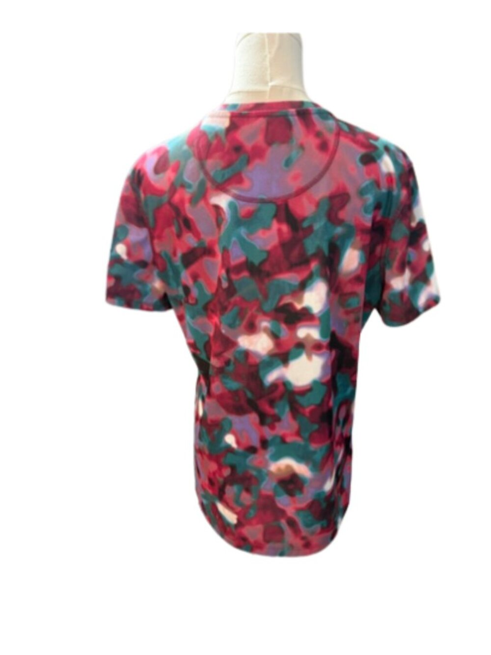 Reel Legends Freeline Top L Multicolor V Neck Active Casual Tee - Picture 7 of 7